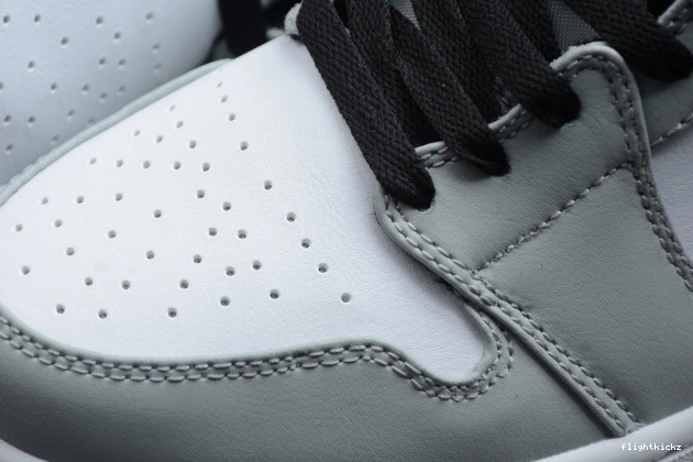 Grey Mid 1 Smoke Jordan AIR 554724-092 Light 0921